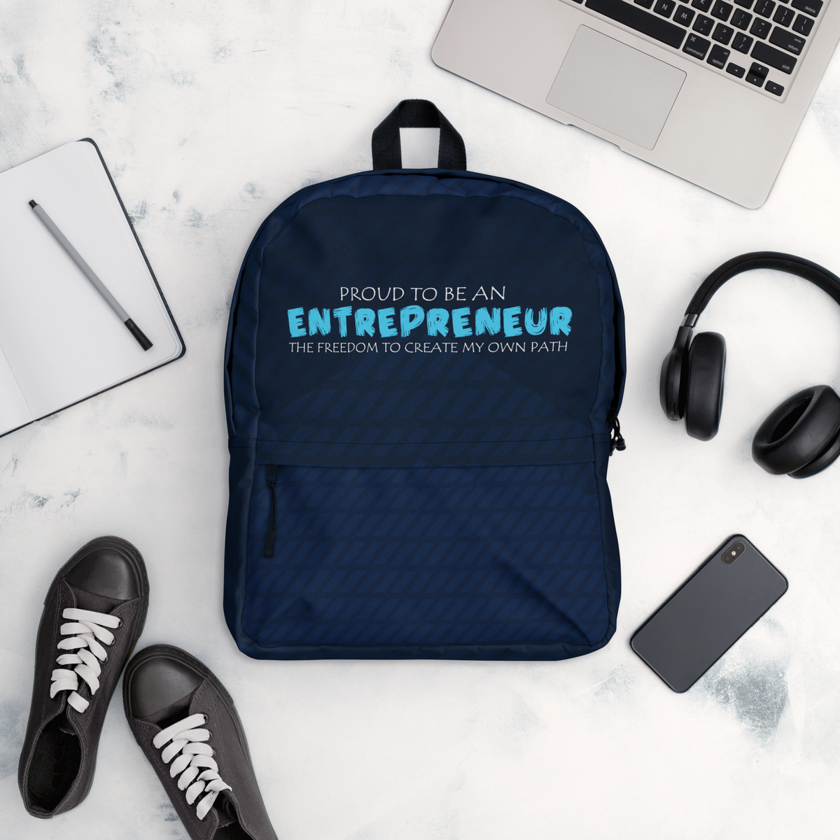 Entrepreneur All over pattern Backpack