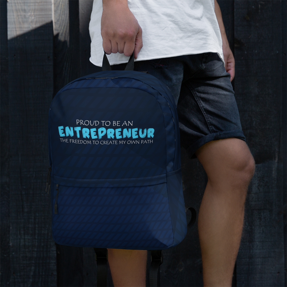 Entrepreneur All over pattern Backpack