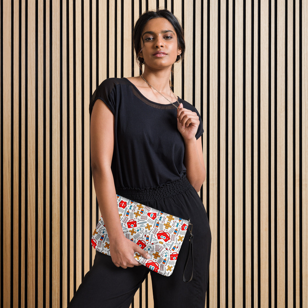 Medical pattern Crossbody bag