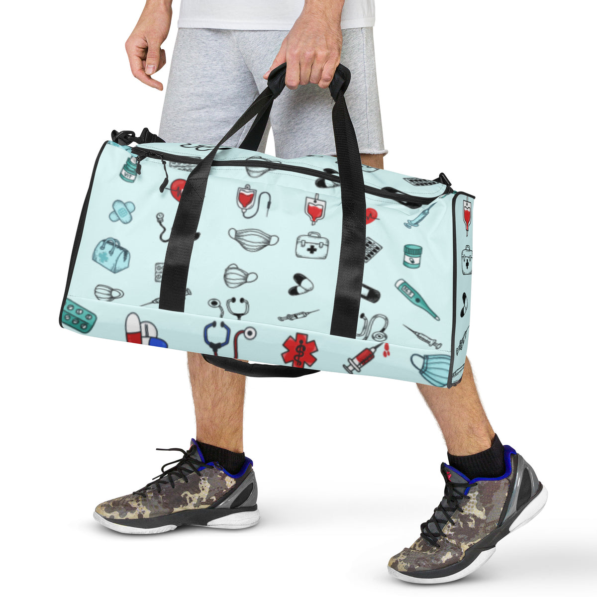 Medical Pattern Duffle bag