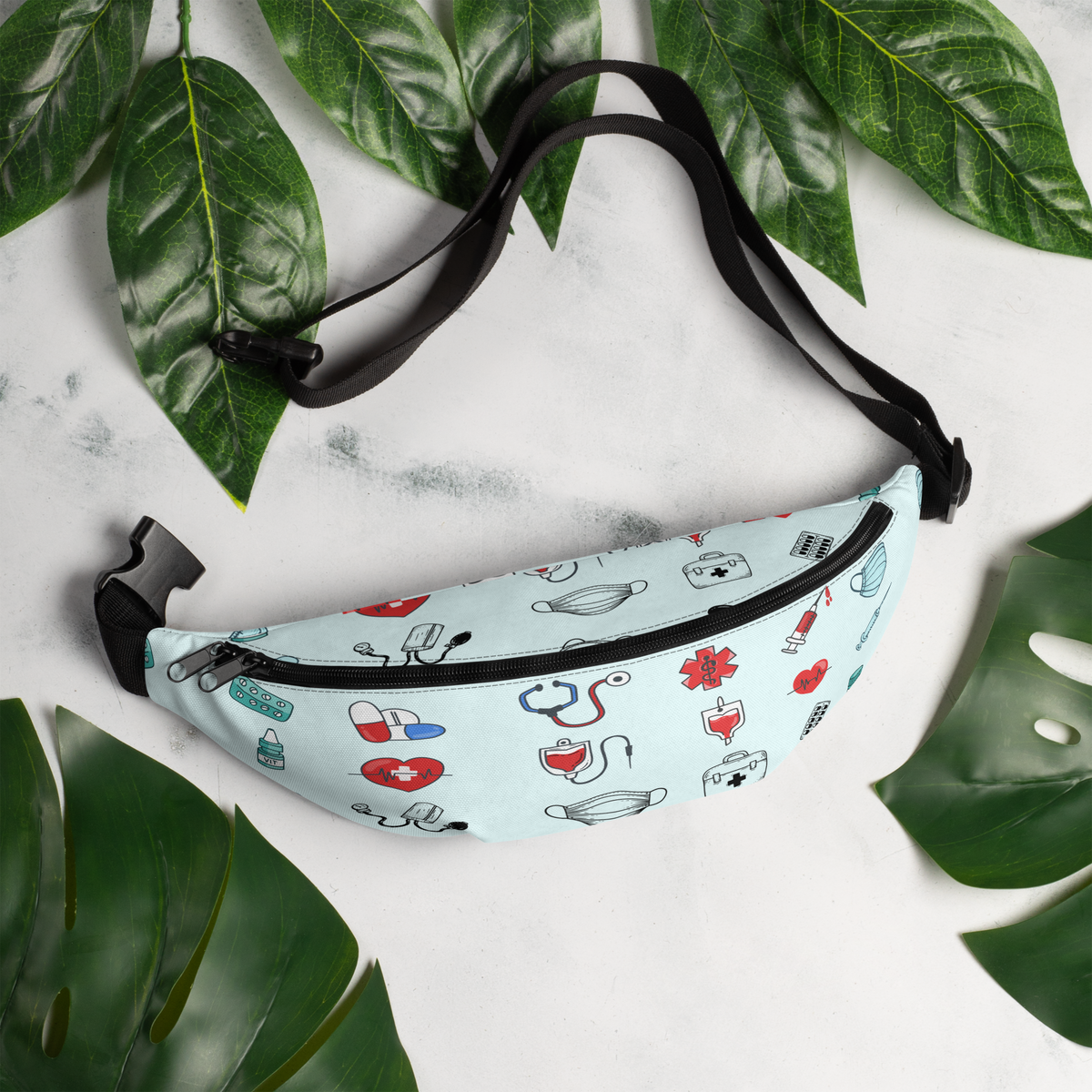 Medical pattern Fanny Pack