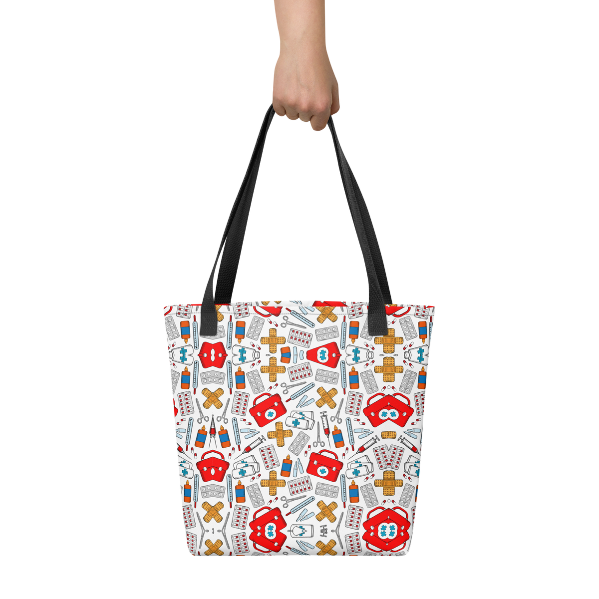 Medical pattern Tote bag