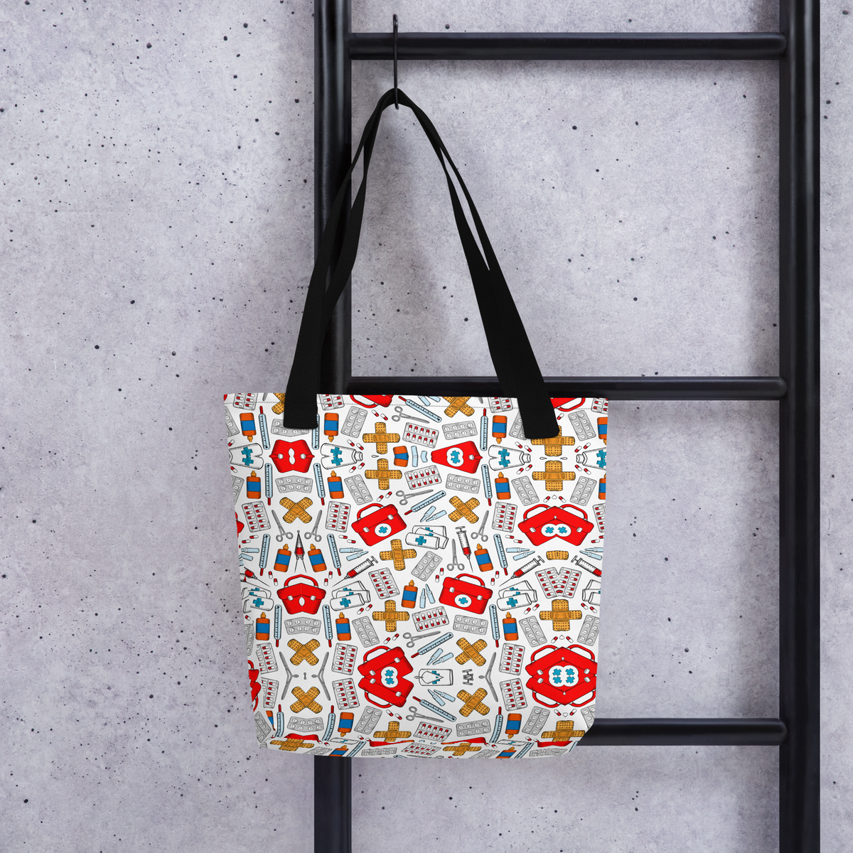 Medical pattern Tote bag