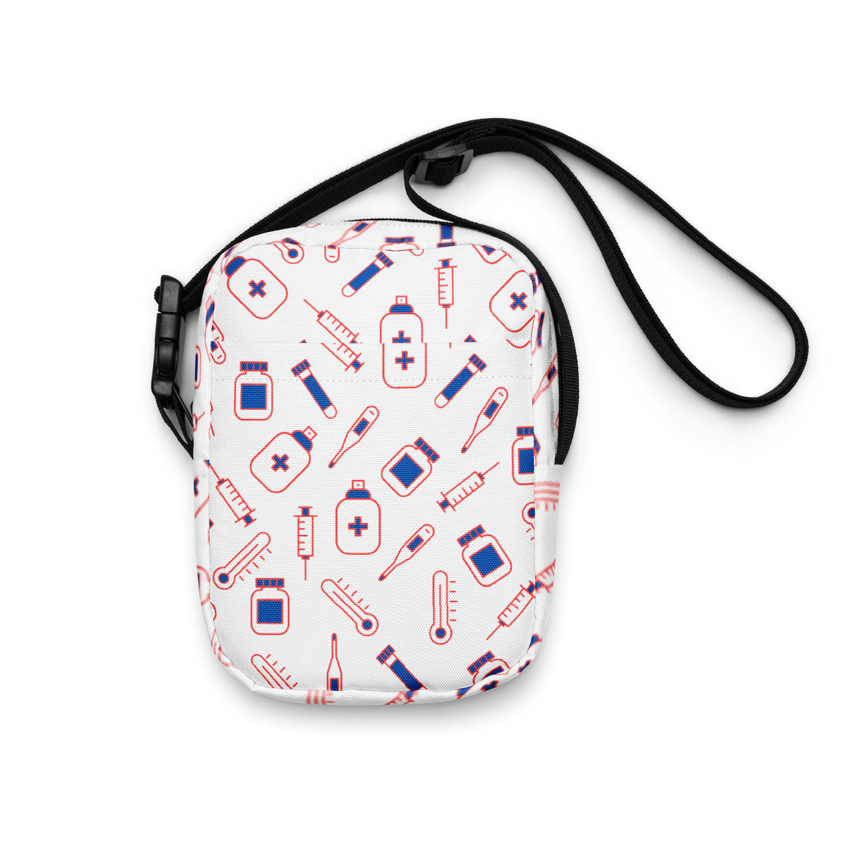 Medical pattern mini crossbody bag