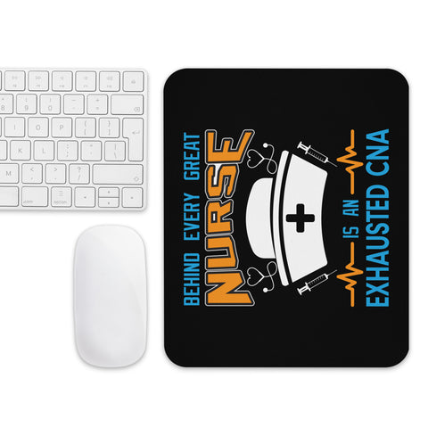 Exhausted CNA Mouse Pad