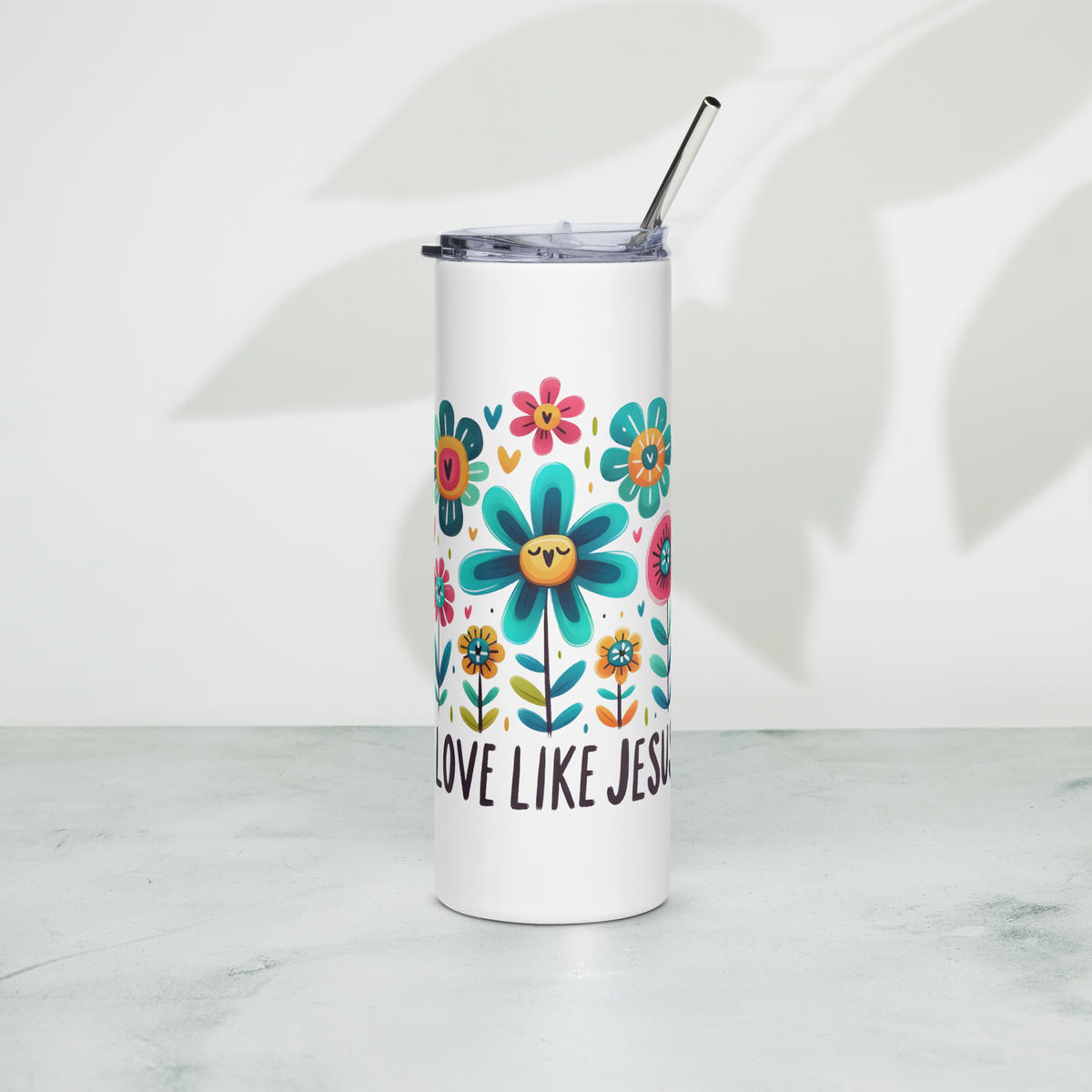 Love Like Jesus Stainless Steel Tumbler