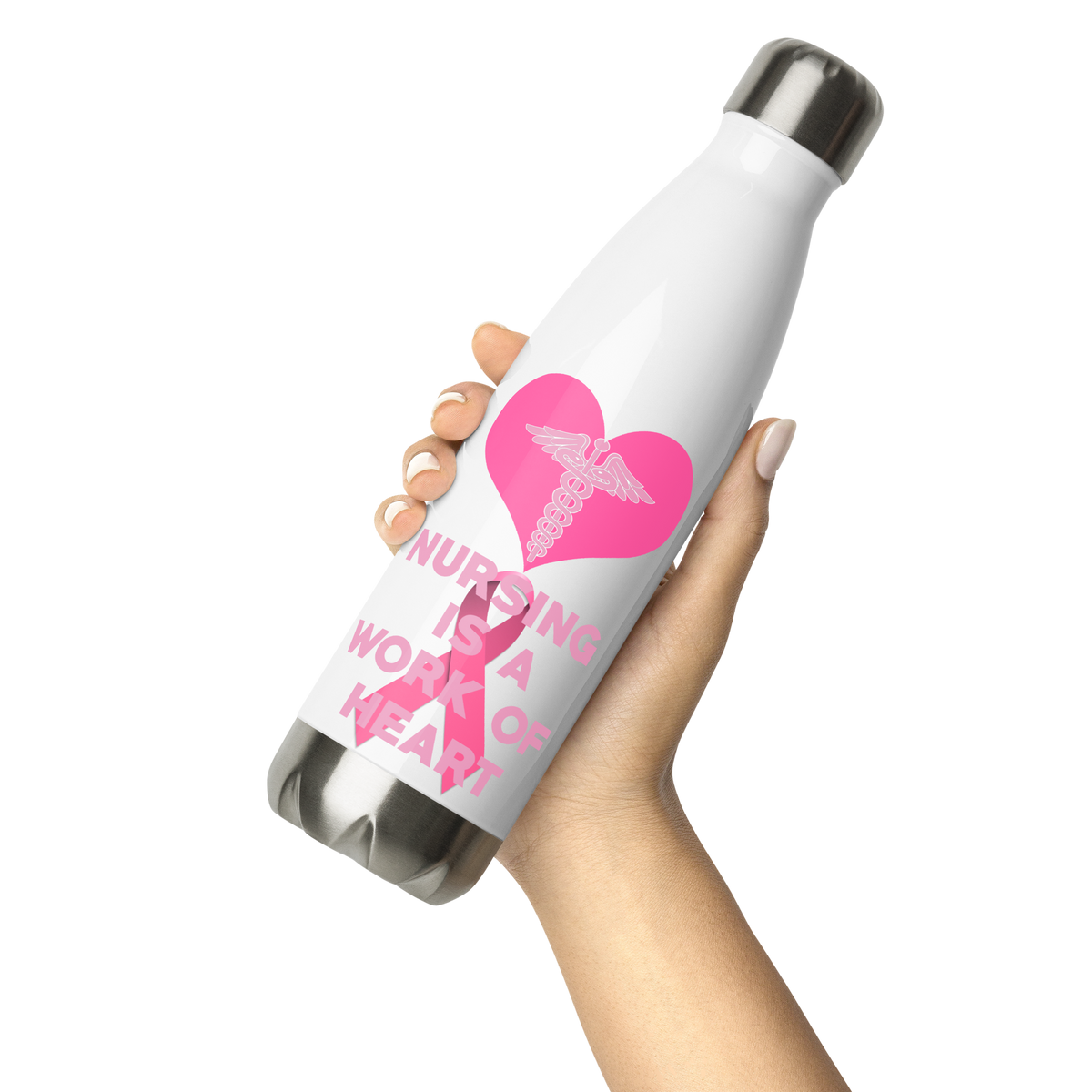 Nursing Stainless steel water bottle