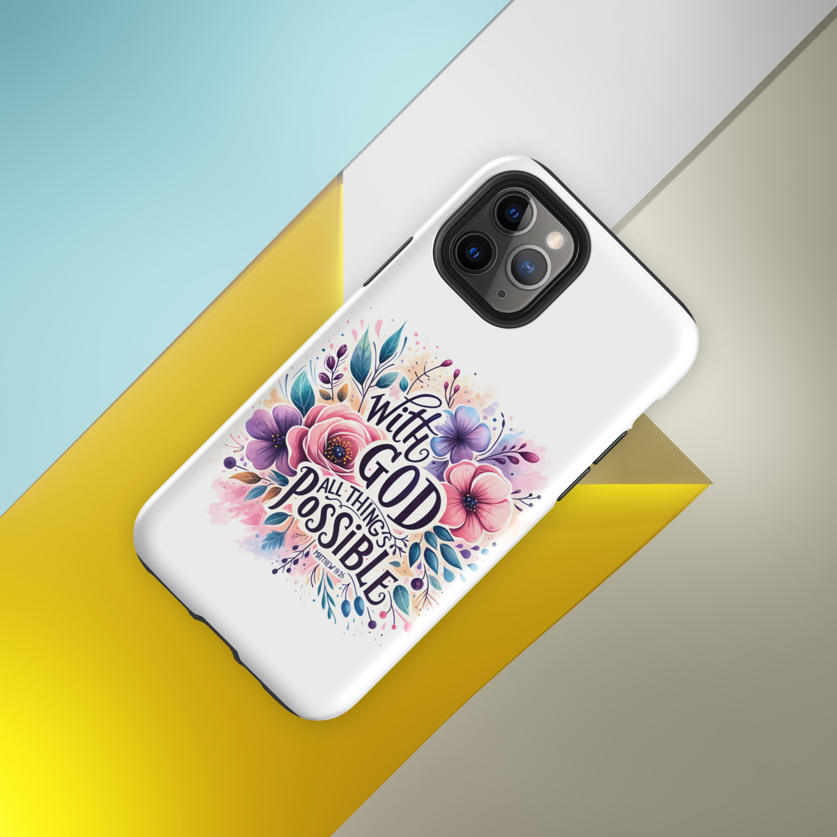 With God Tough Case for iPhone®