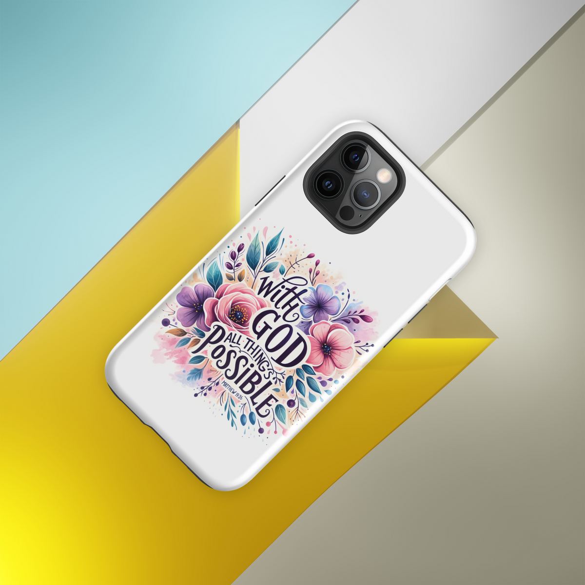 With God Tough Case for iPhone®