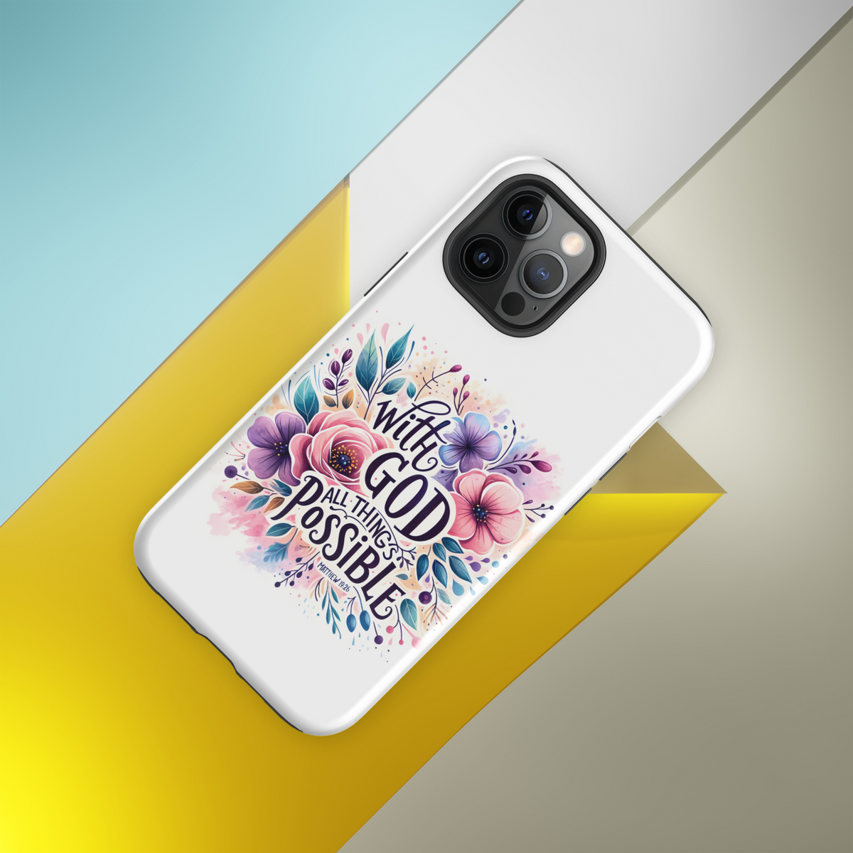 With God Tough Case for iPhone®