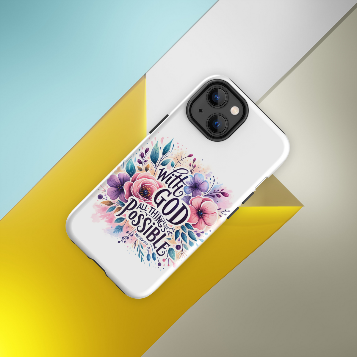 With God Tough Case for iPhone®