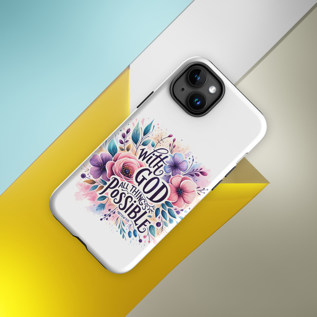 With God Tough Case for iPhone®