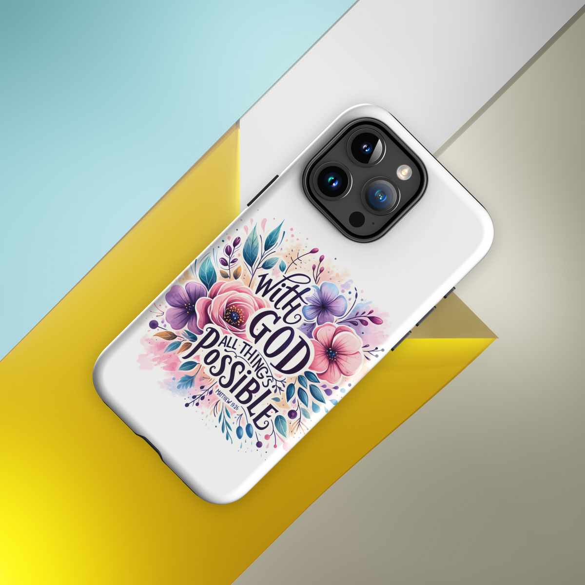 With God Tough Case for iPhone®