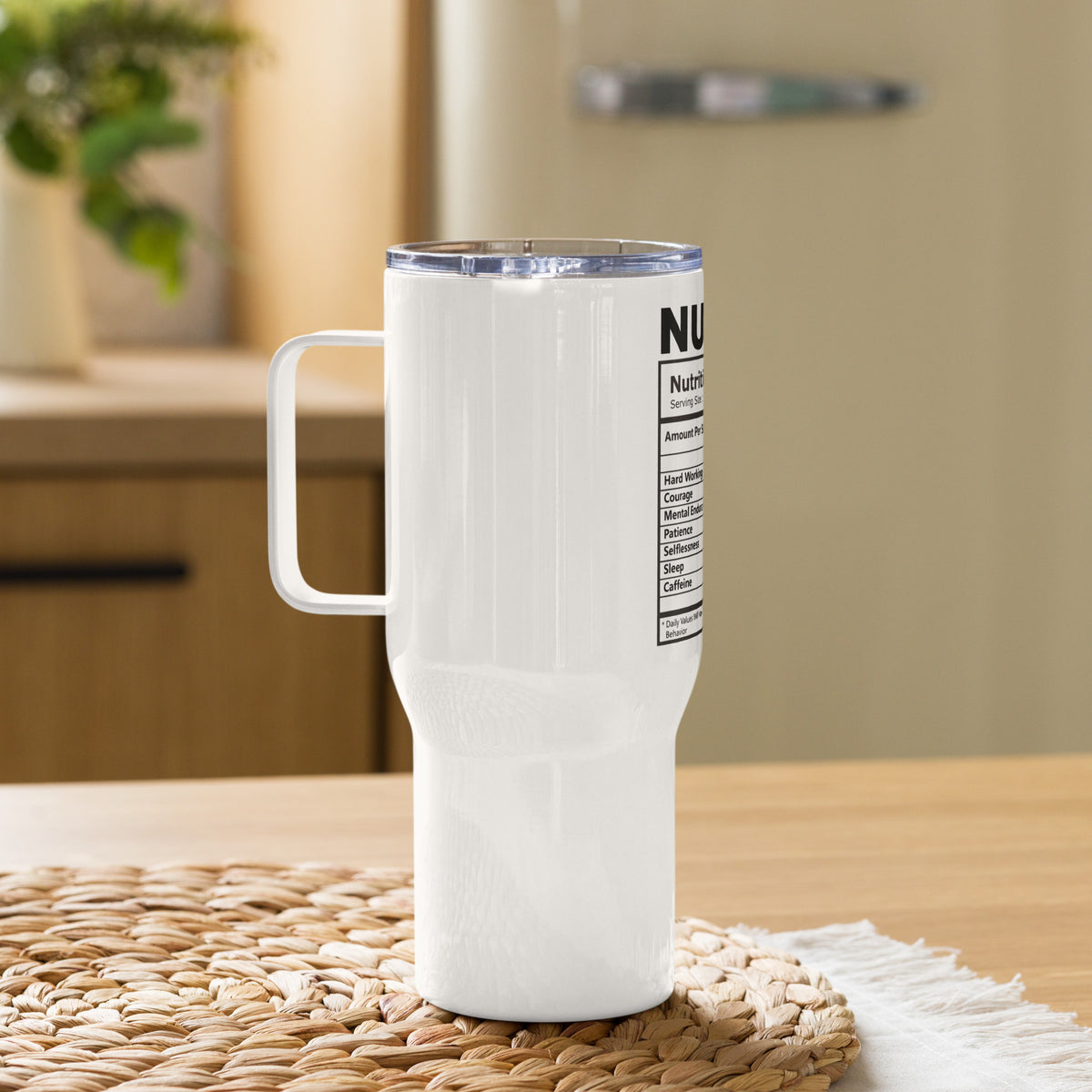 Nurse Nutrition Facts Travel Mug