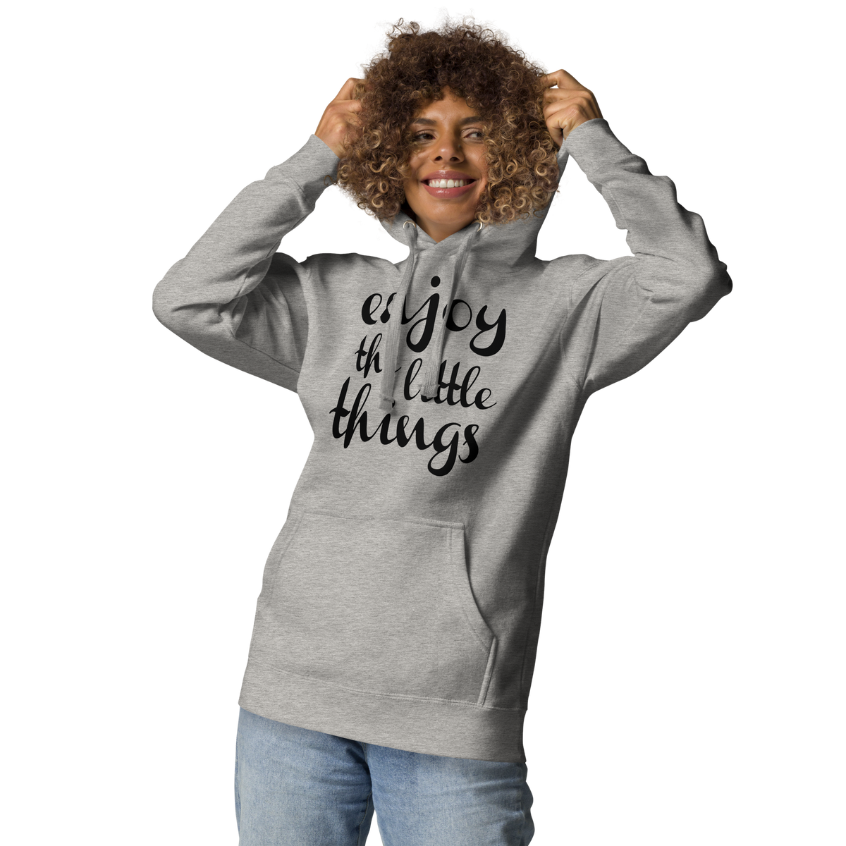 Enjoy the little things Motivational Unisex Hoodie