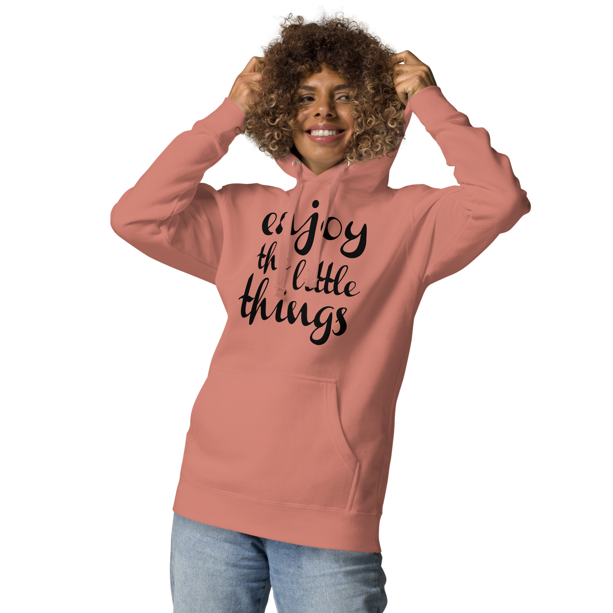 Enjoy the little things Motivational Unisex Hoodie