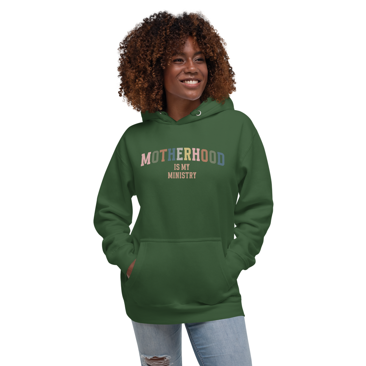 Motherhood is my Ministry Faith Hoodie