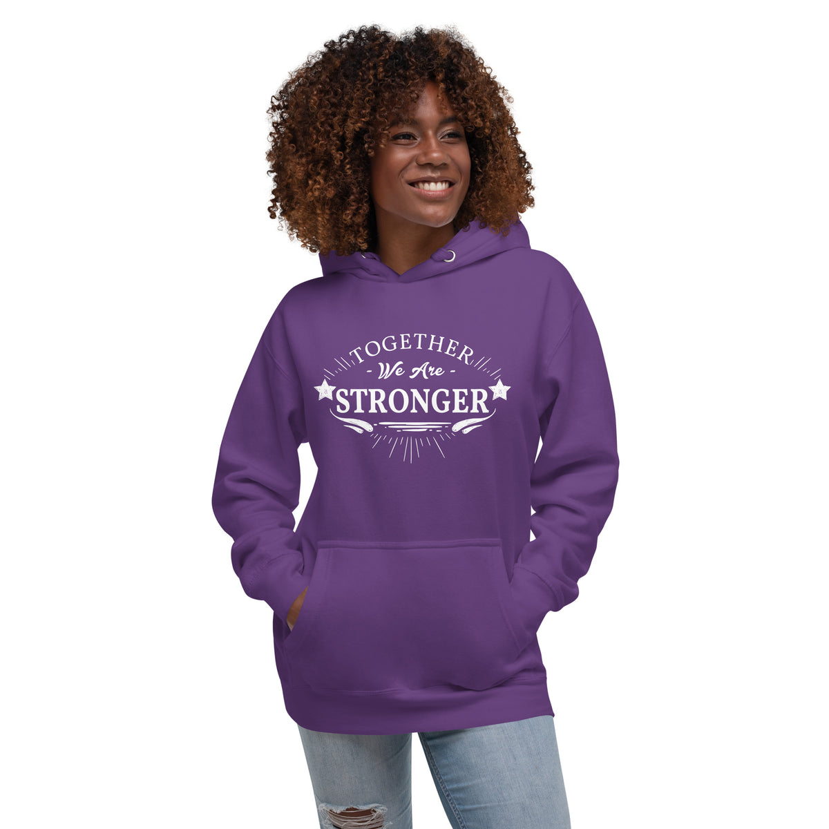 Together we are stronger Motivational Unisex Hoodie