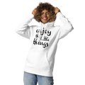 Enjoy the little things Motivational Unisex Hoodie