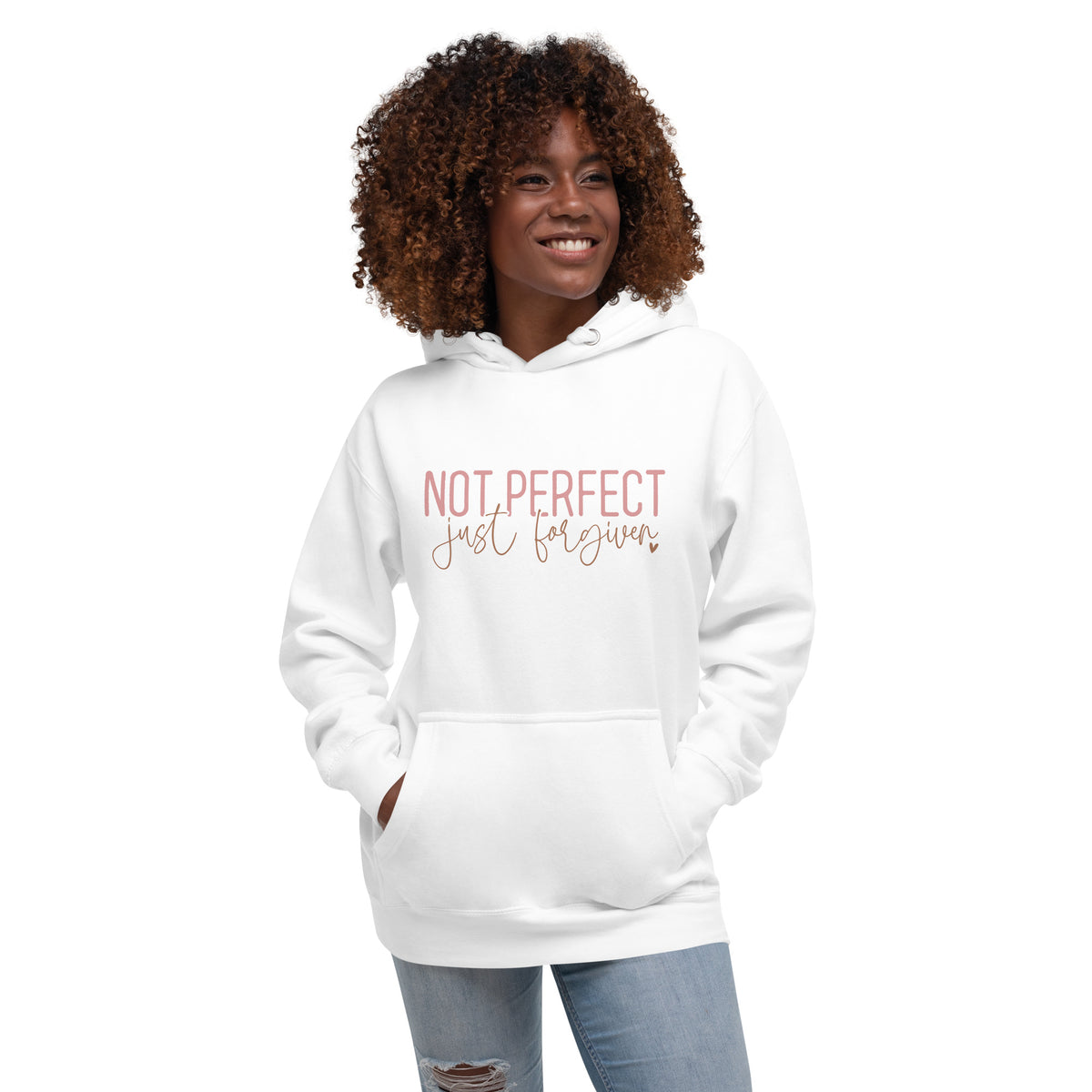 Not perfect just forgiven Unisex Hoodie