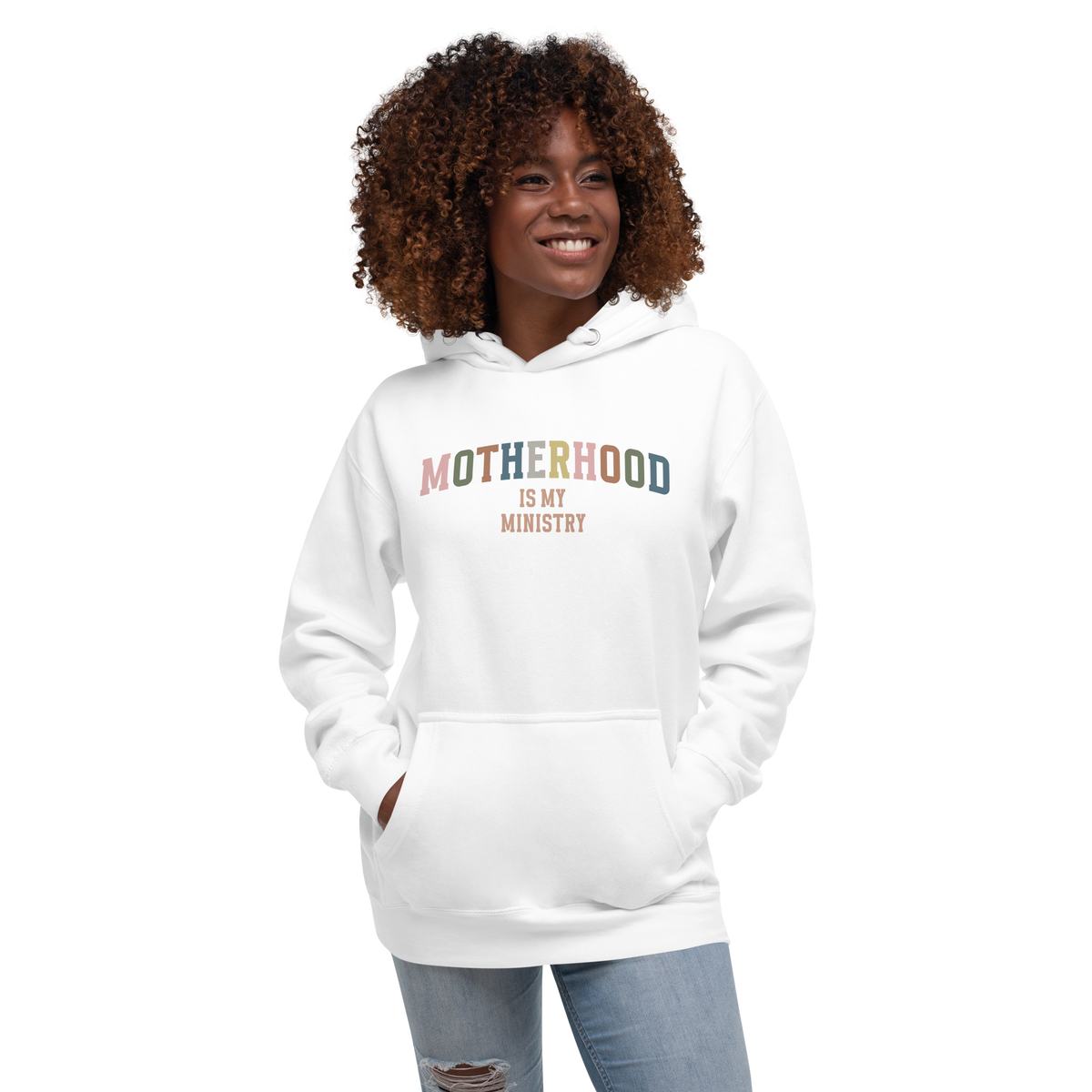 Motherhood is my Ministry Faith Hoodie