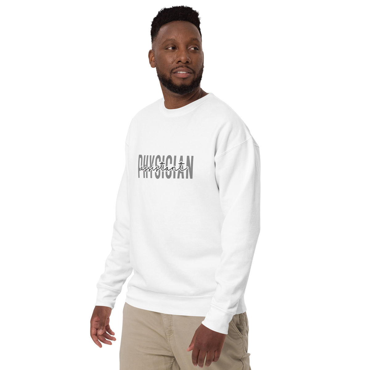 White PA Unisex Premium Sweatshirt