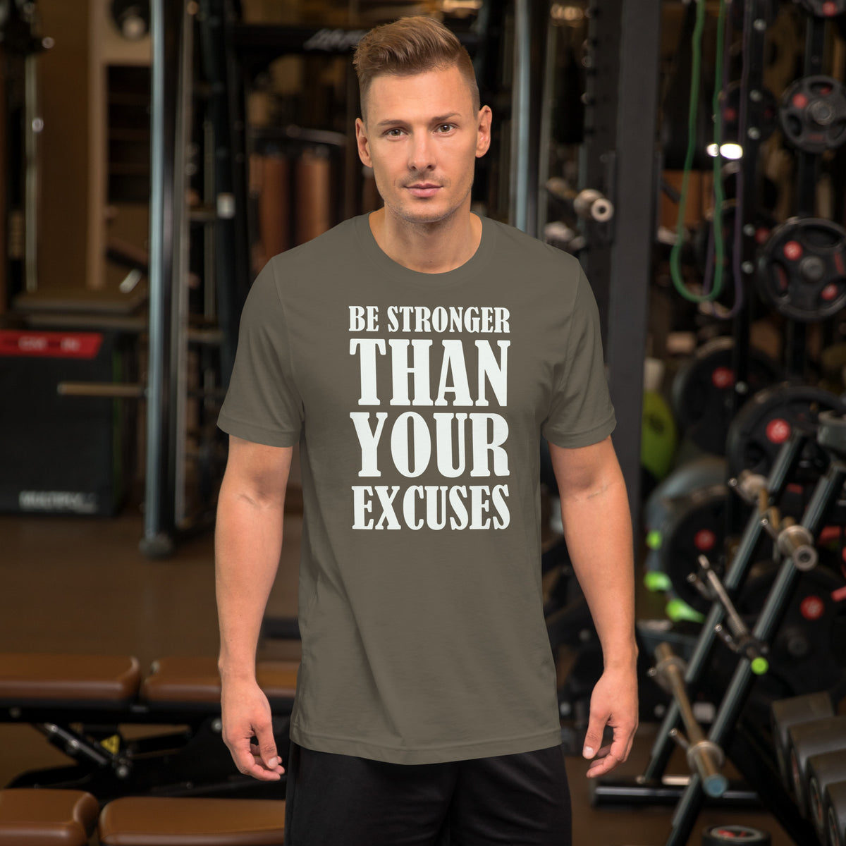 Be stronger than your excuses Motivational Unisex t-shirt