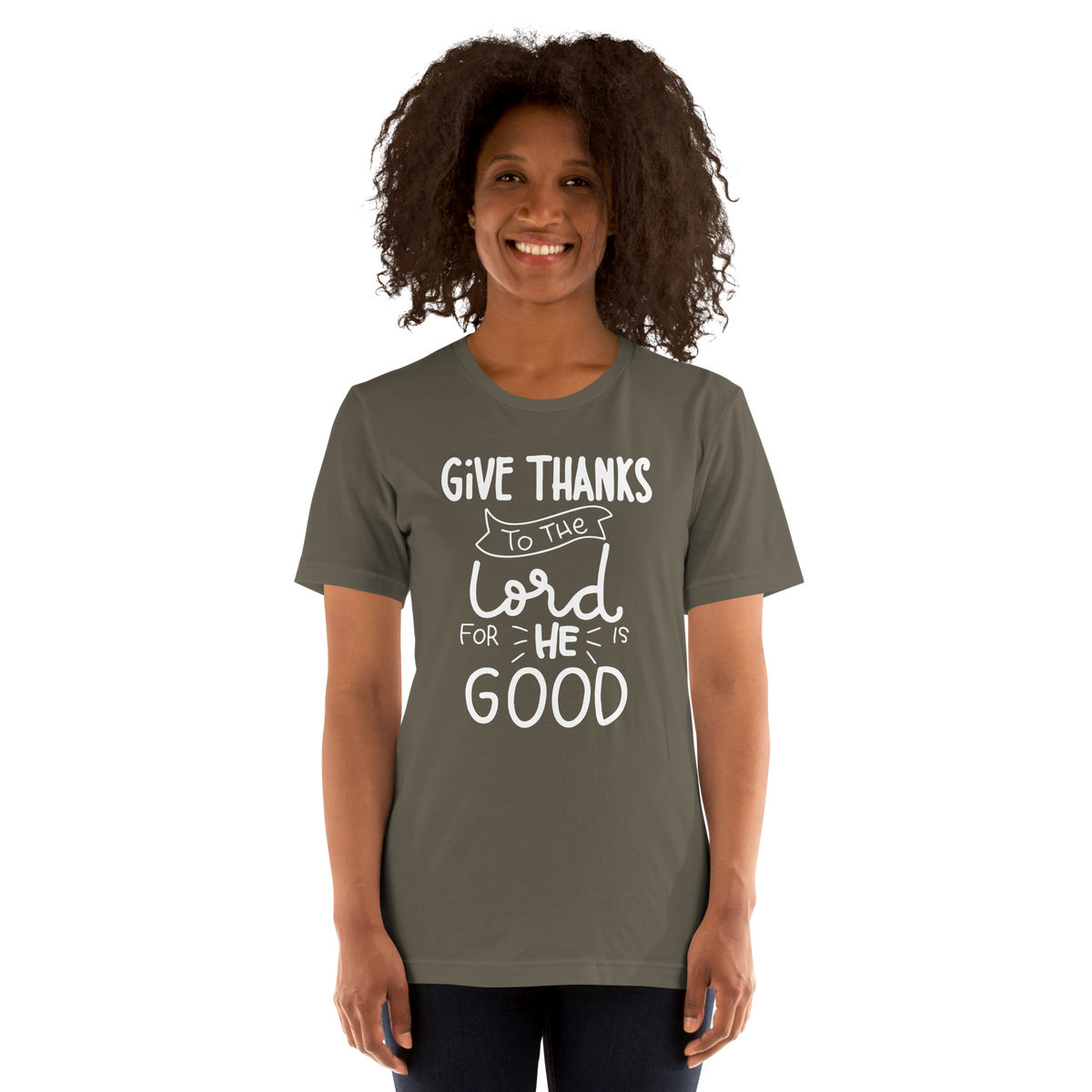 Give thanks to the Lord Unisex t-shirt