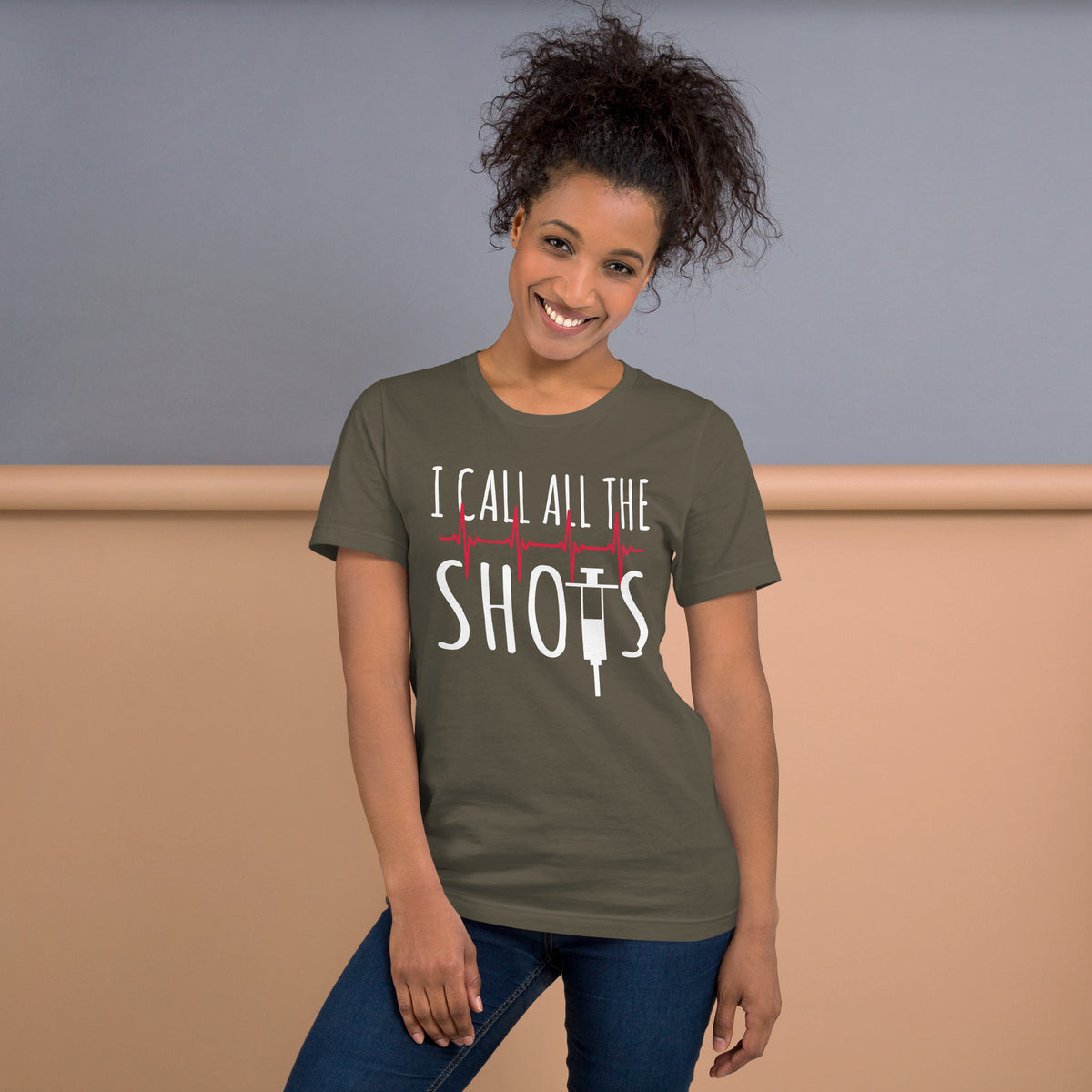 I call all the shots RN Unisex t-shirt