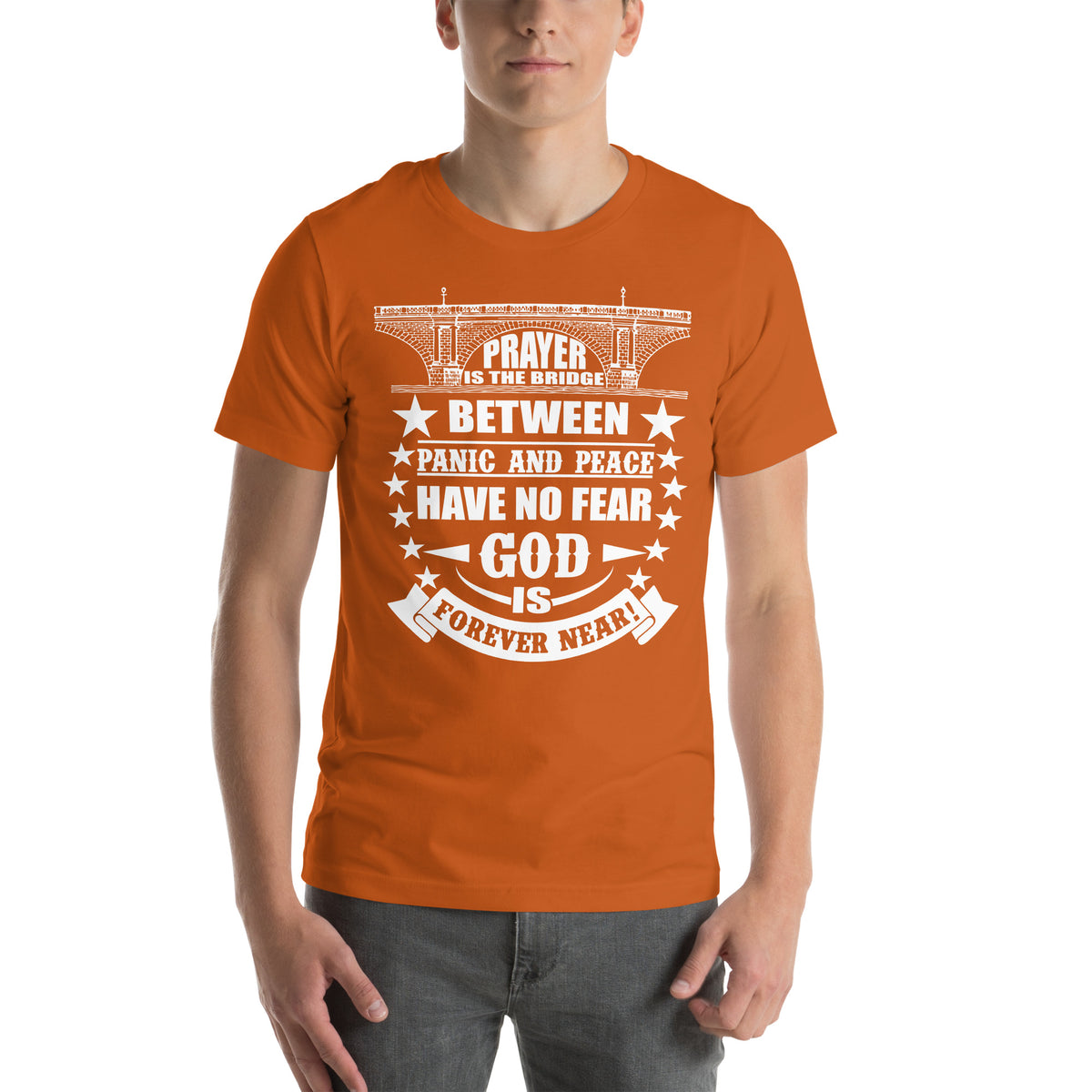 Prayer is a bridge Unisex t-shirt