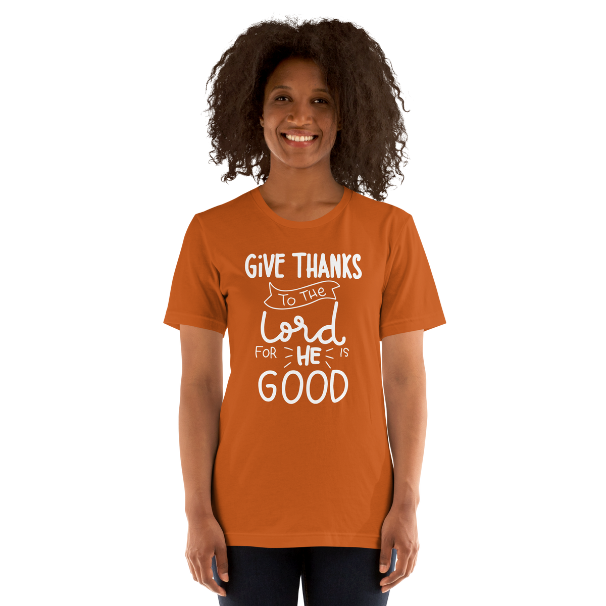 Give thanks to the Lord Unisex t-shirt