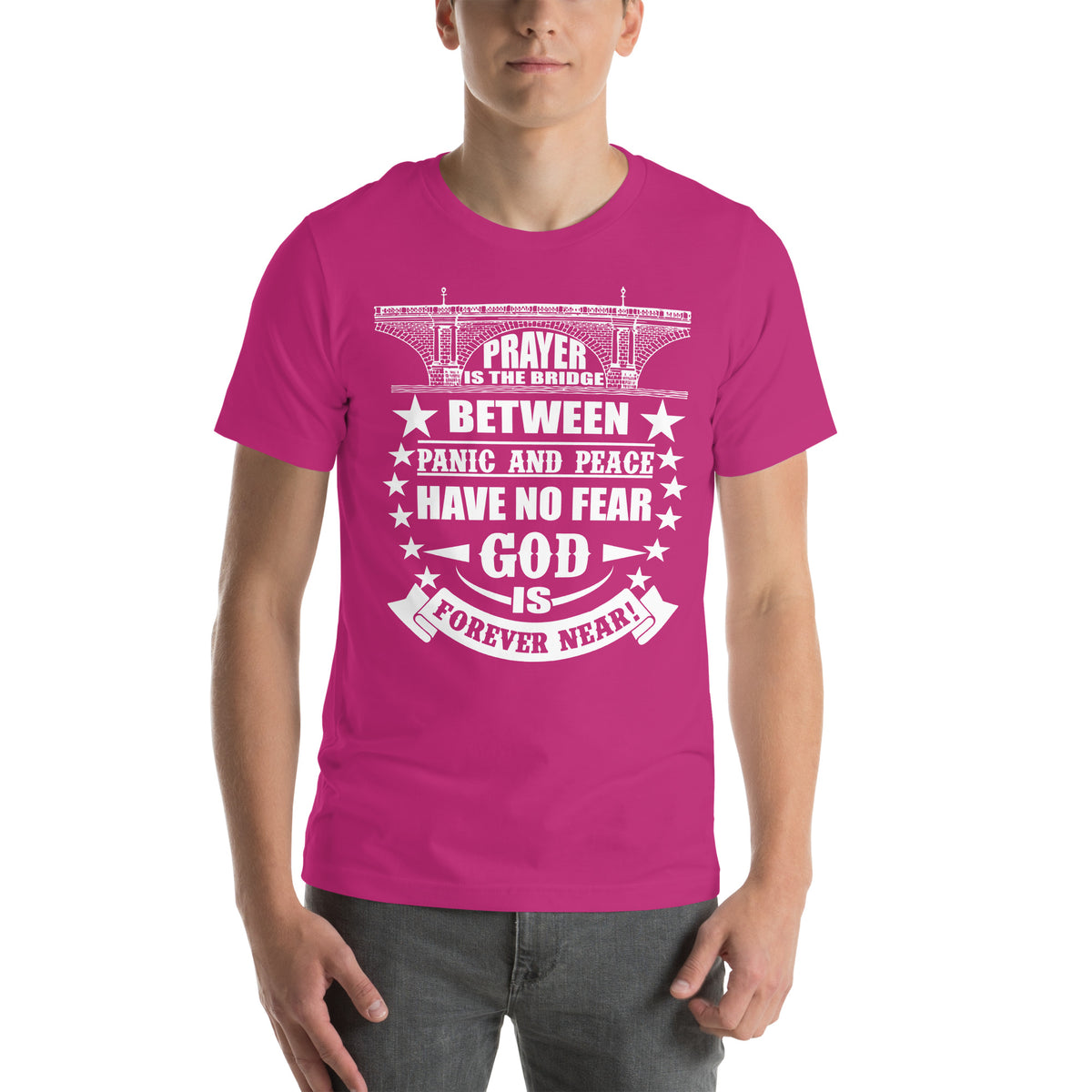 Prayer is a bridge Unisex t-shirt