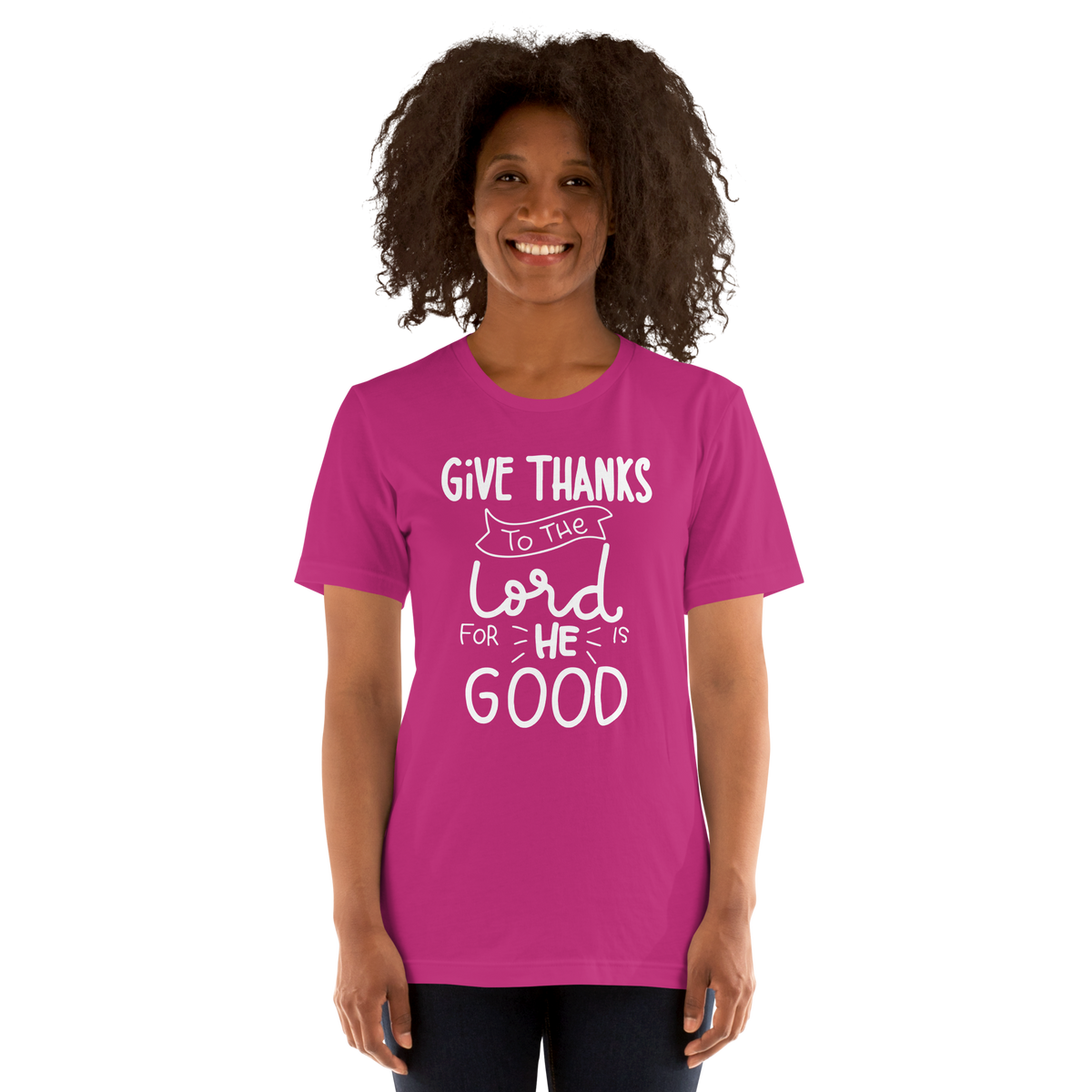 Give thanks to the Lord Unisex t-shirt