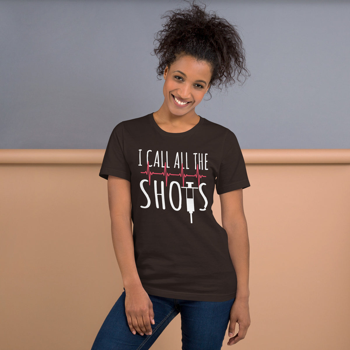 I call all the shots RN Unisex t-shirt