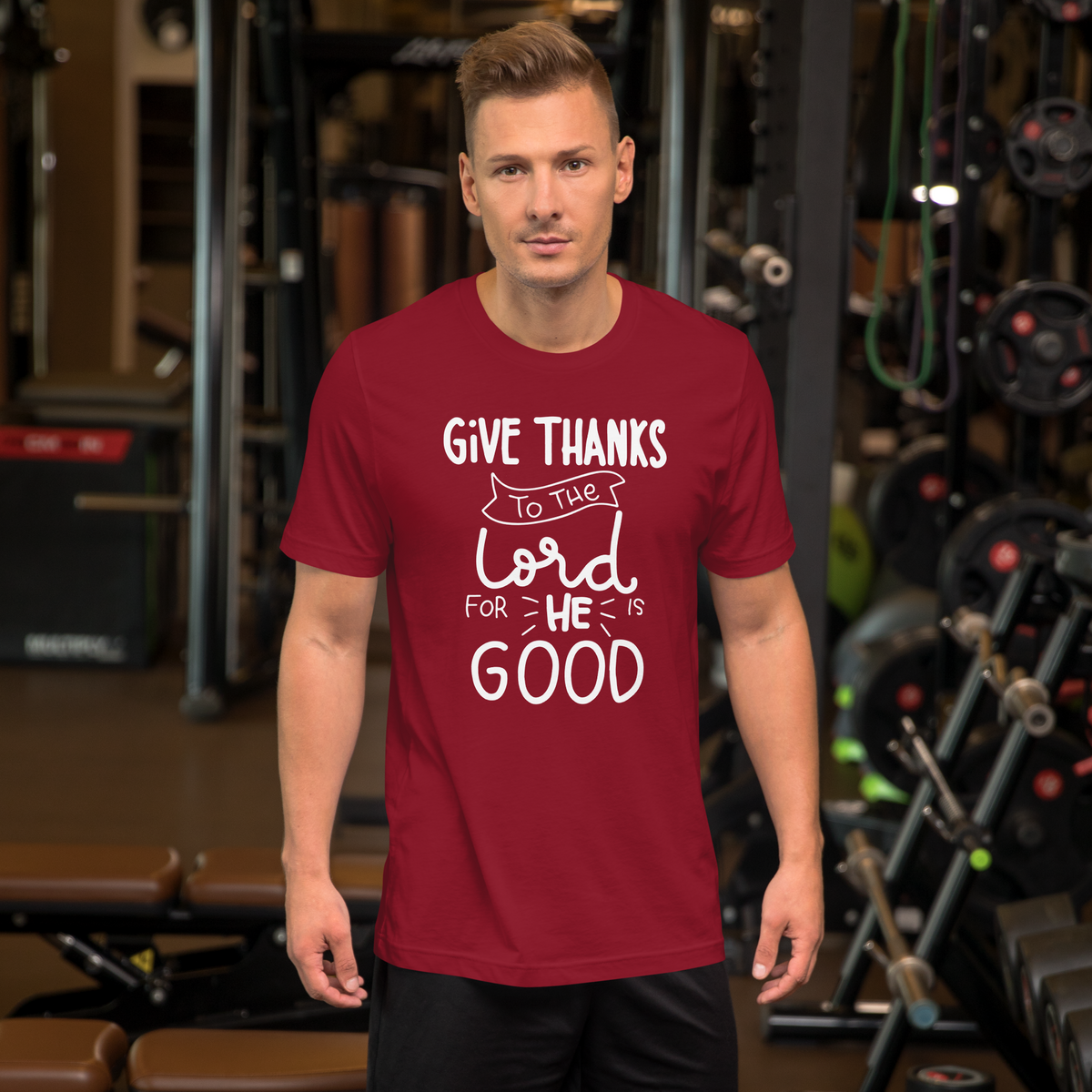 Give thanks to the Lord Unisex t-shirt