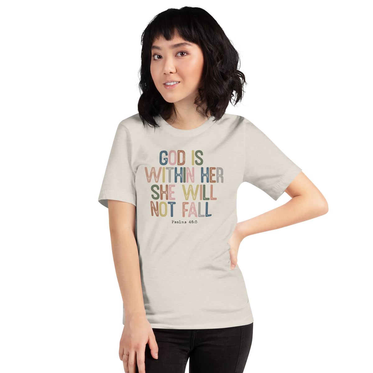 God id within her woman t-shirt