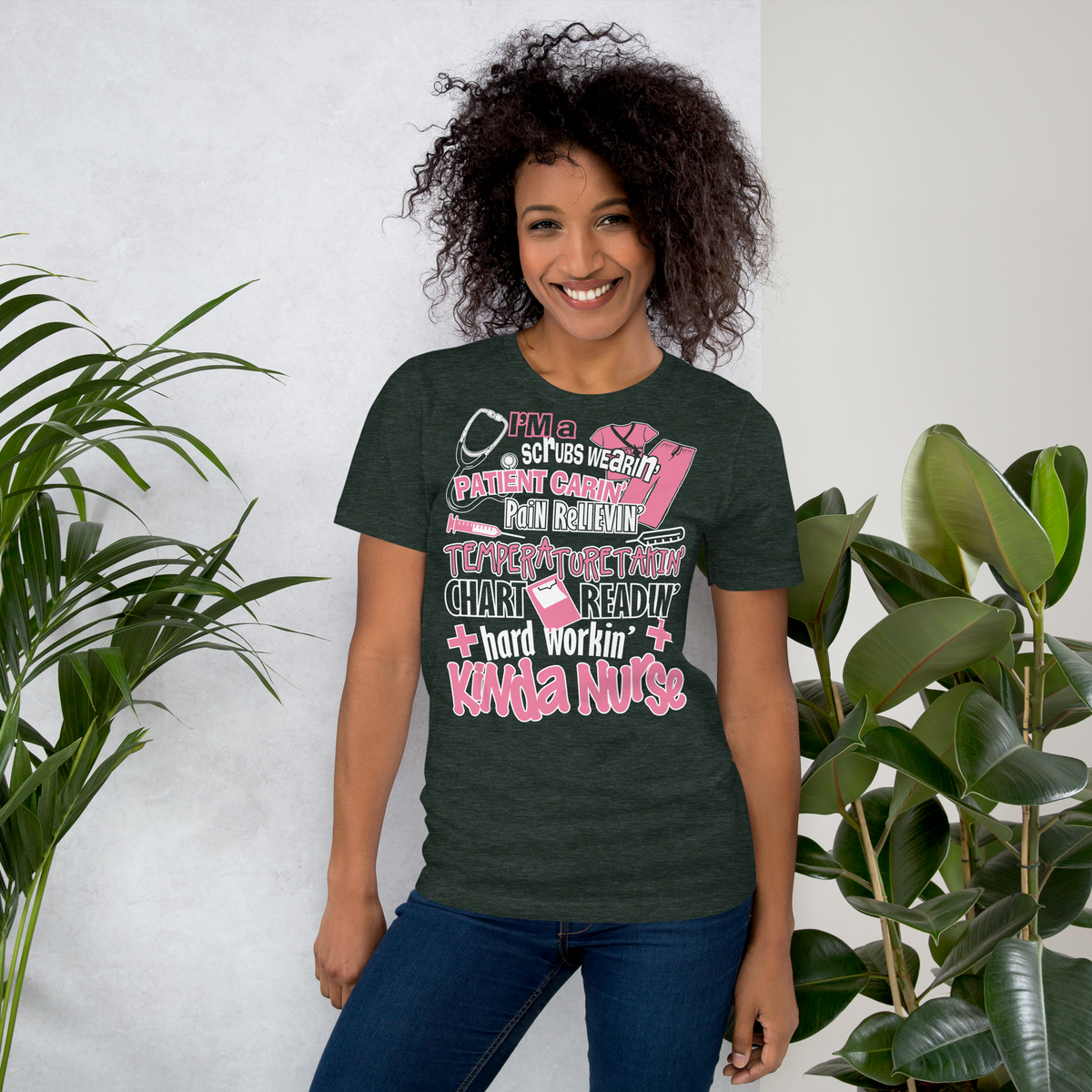 Hardworking kinda nurse t-shirt