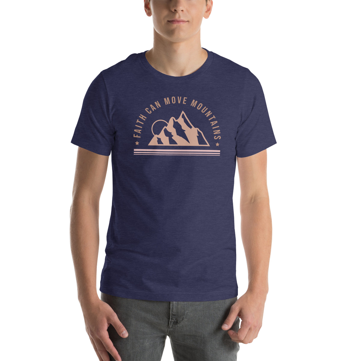 Faith can move Mountains Unisex t-shirt