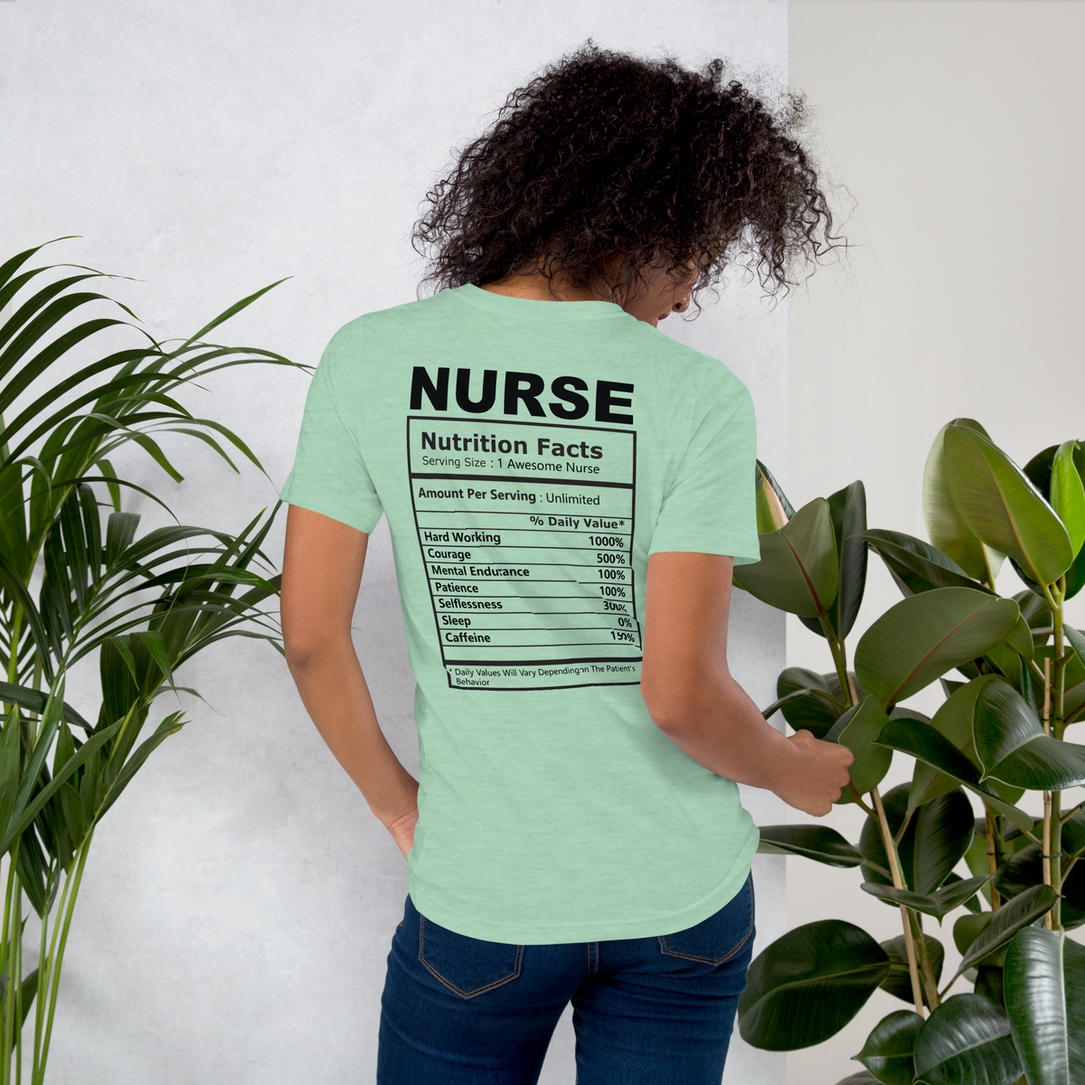 Nurse Fun Nutrition Facts Unisex t-shirt