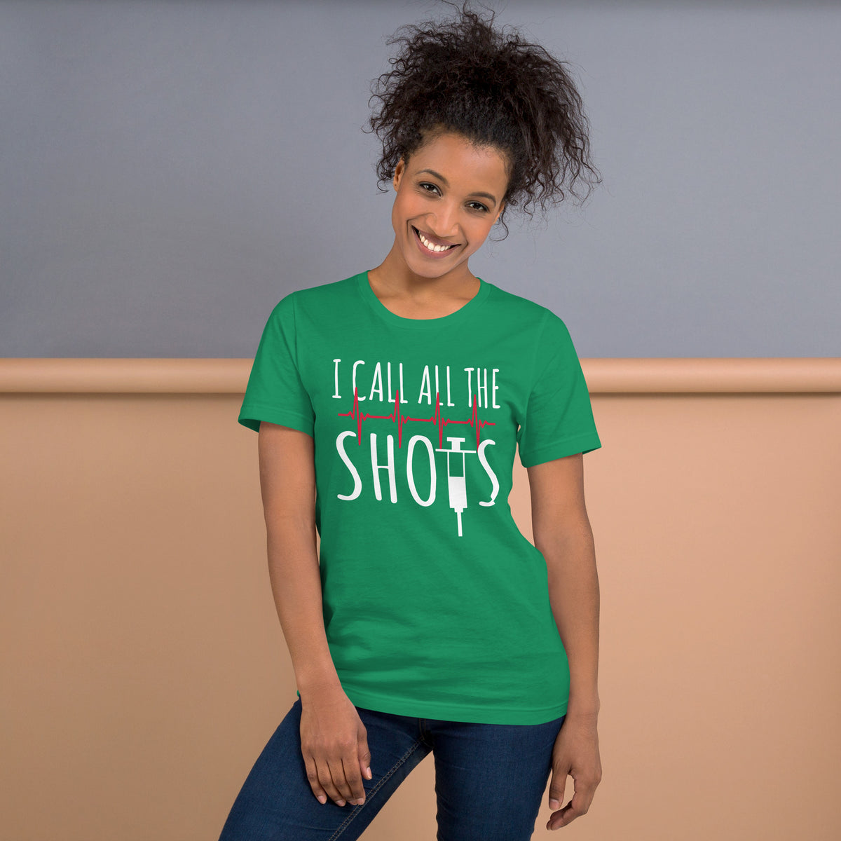 I call all the shots RN Unisex t-shirt