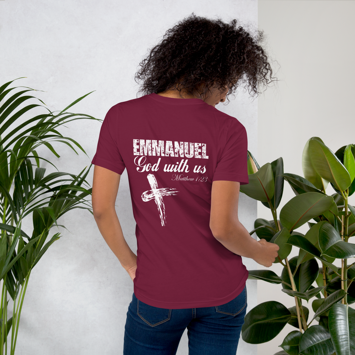 Emmanuel, God with us Unisex t-shirt