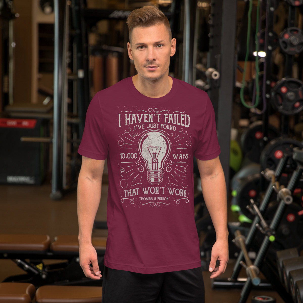 I haven't failed Motivational Unisex t-shirt