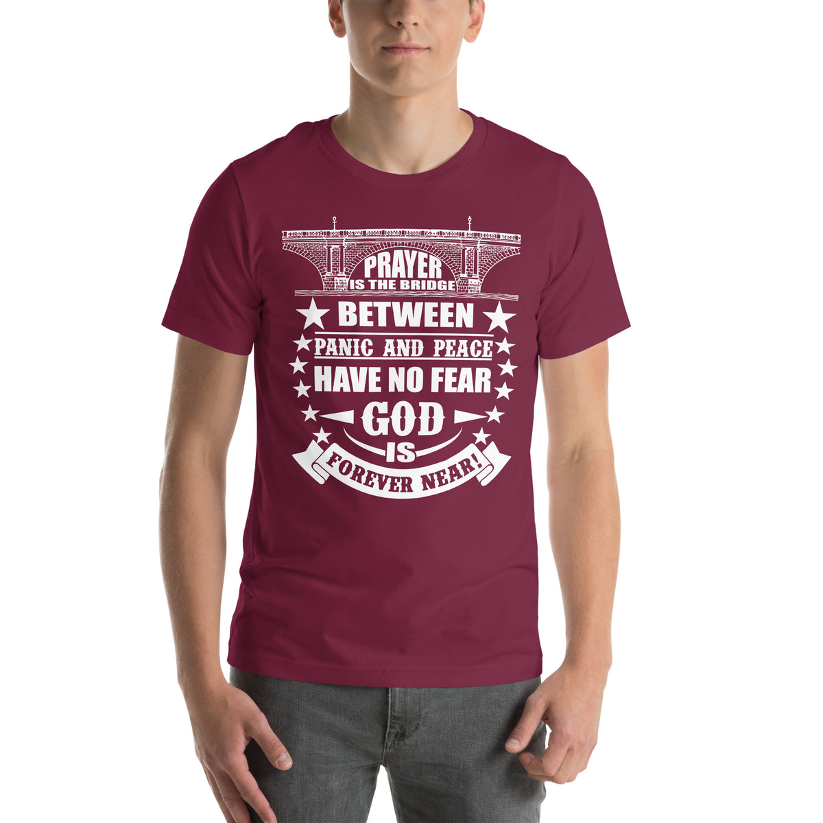 Prayer is a bridge Unisex t-shirt