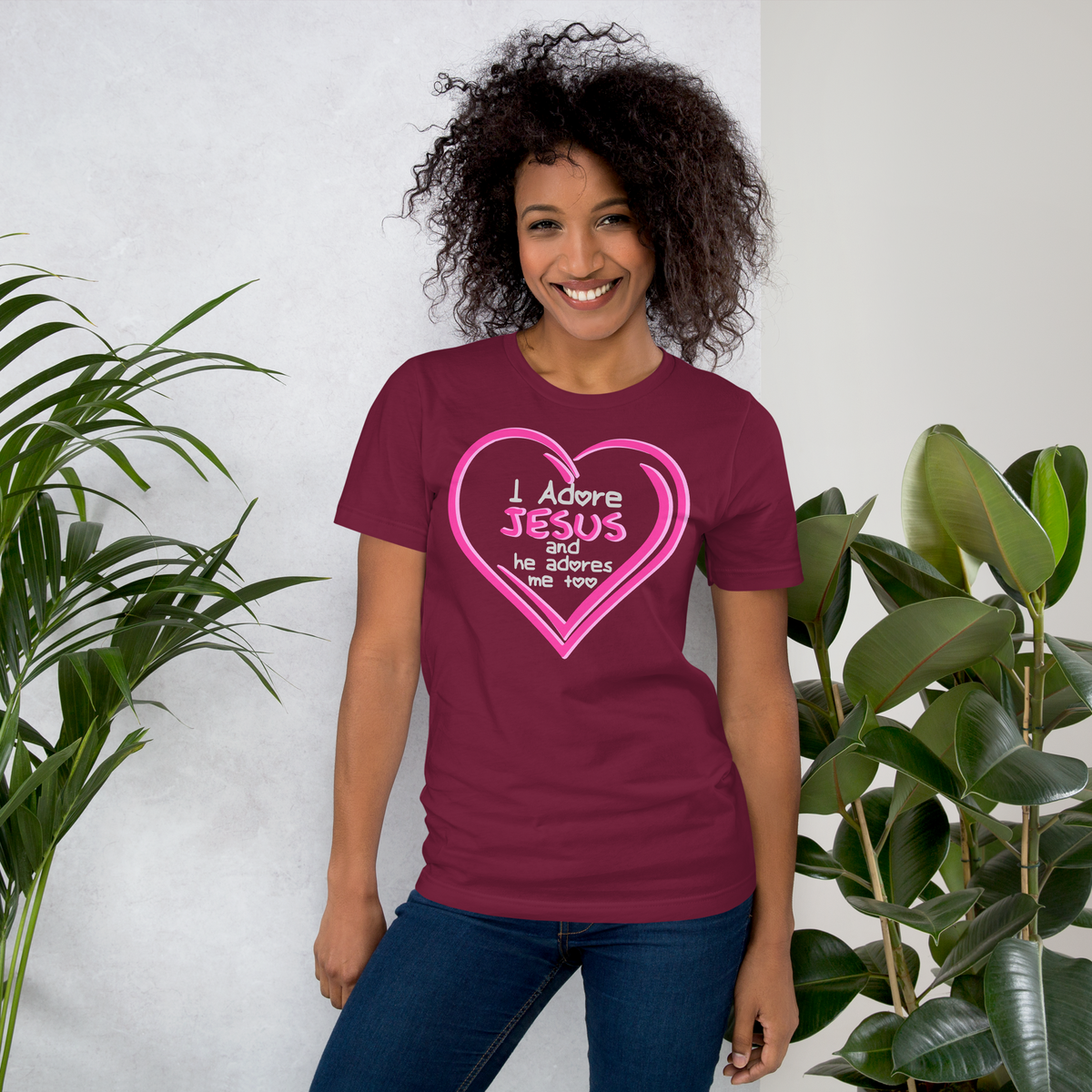 I adore Jesus woman t-shirt