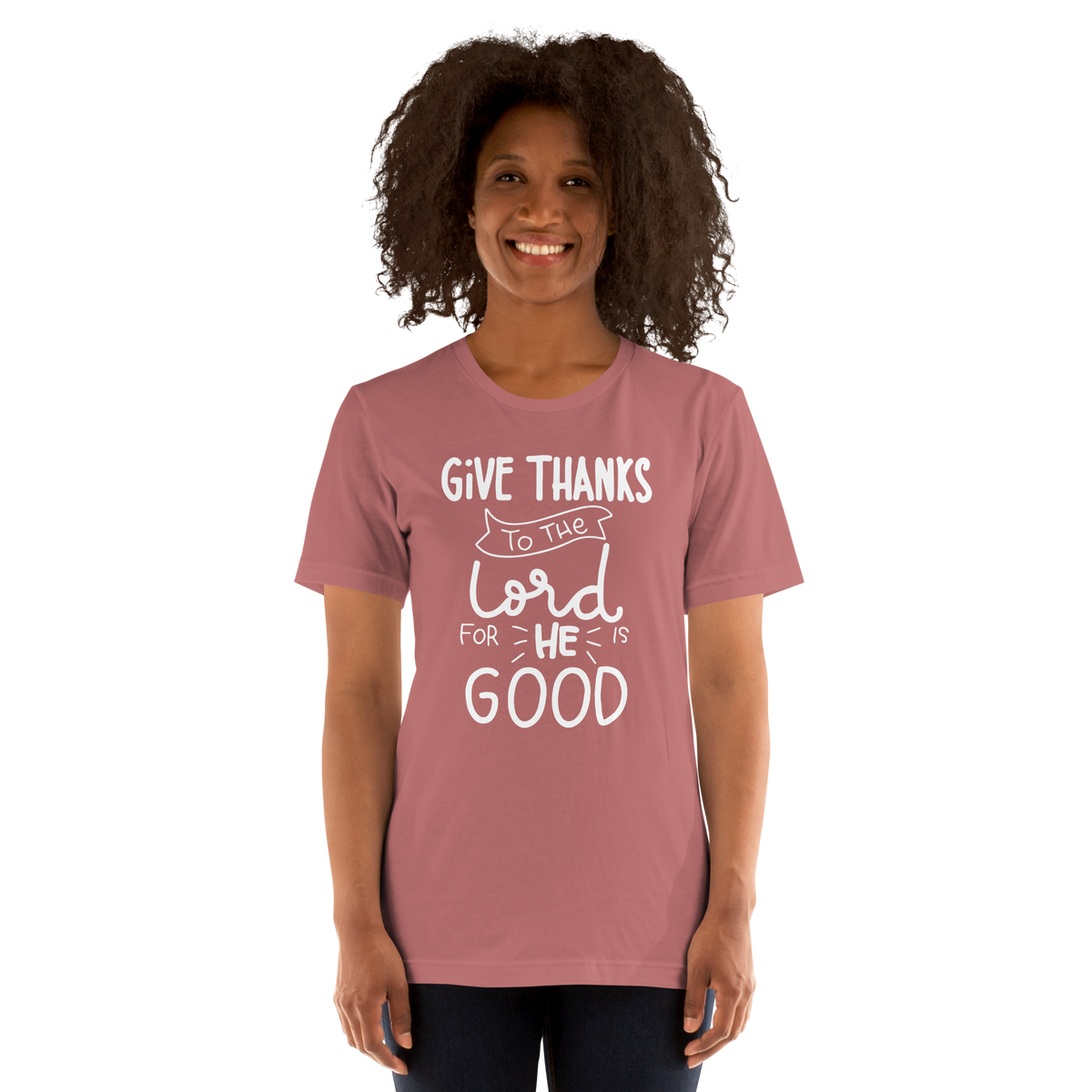 Give thanks to the Lord Unisex t-shirt