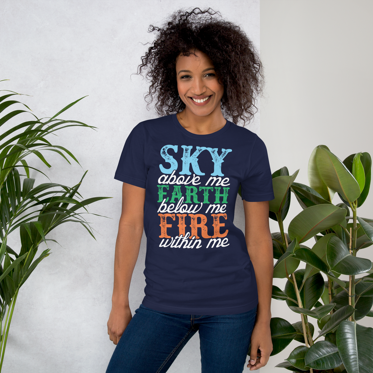 Fire within me Motivational Unisex t-shirt