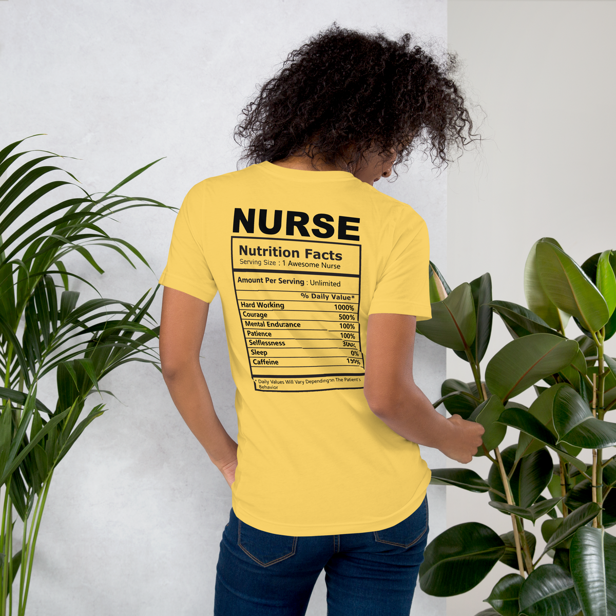 Nurse Fun Nutrition Facts Unisex t-shirt