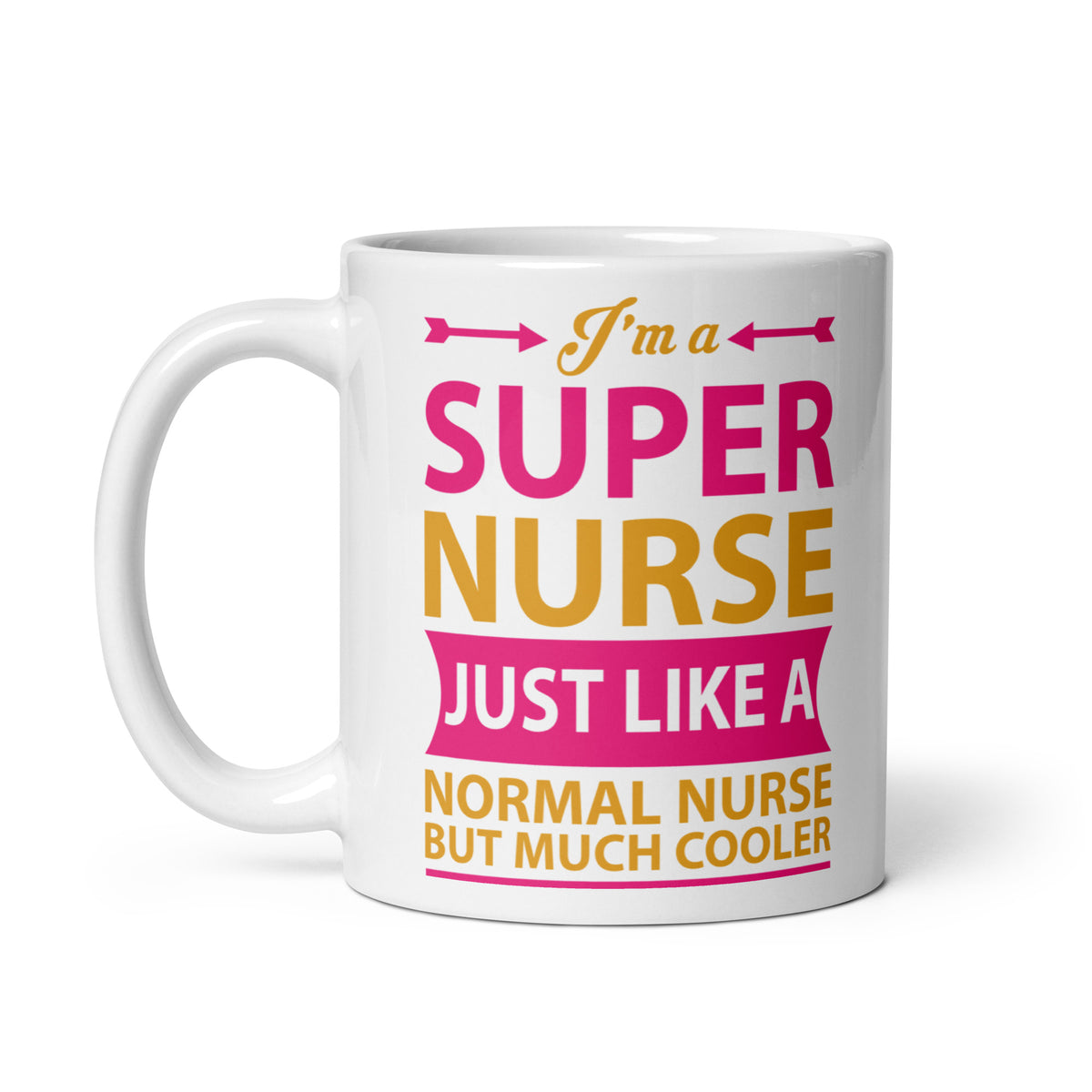 Super Nurse White Glossy Mug